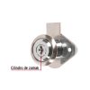 23506 - Cerradura para mueble, modelo 21, cromo, HERMEX BASIC