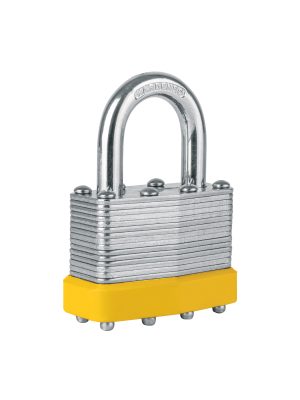 20504 - Candado laminado, 45mm, gancho corto, blister, HERMEX BASIC