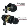28144 - Combo cerraduras, llave-llave, Negro, Hemex BASIC