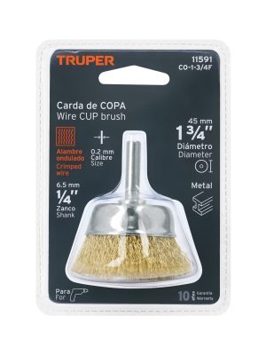 CO-1-3-4FE1.jpg 11591 - Carda de copa 1-3/4' alambre fino para taladro, Truper