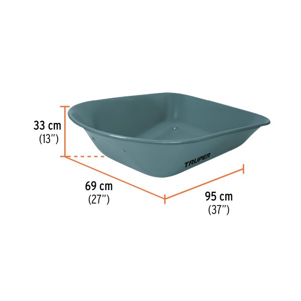 15100 - Concha para carretilla CAT- 15, Truper