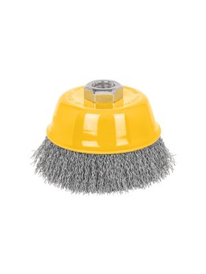 28263 - Carda copa 4' alambre ondulado fino, eje 5/8'-11, Pretul