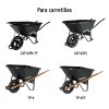 10599 - Concha plástica para carretilla CAT-60PL / TP-6, Truper