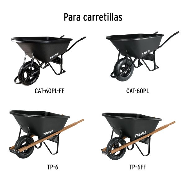 10599 - Concha plástica para carretilla CAT-60PL / TP-6, Truper