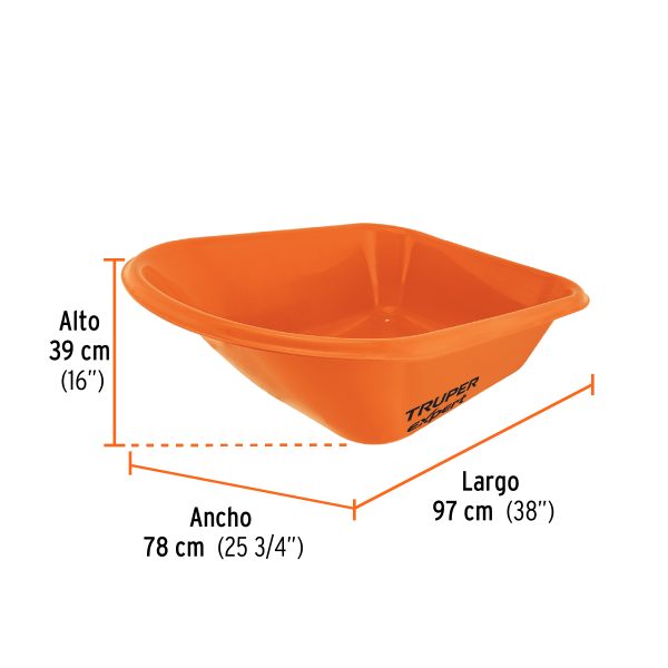 103362 - Concha plástica para carretilla CAT-60PLX, Truper Expert