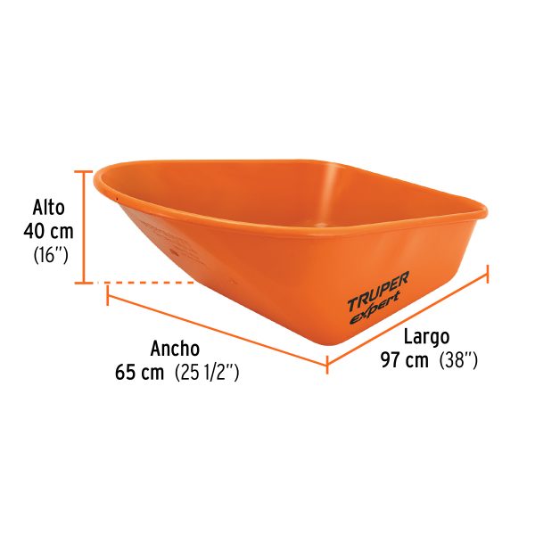 102994 - Concha para carretilla CAT- 60X, Truper Expert