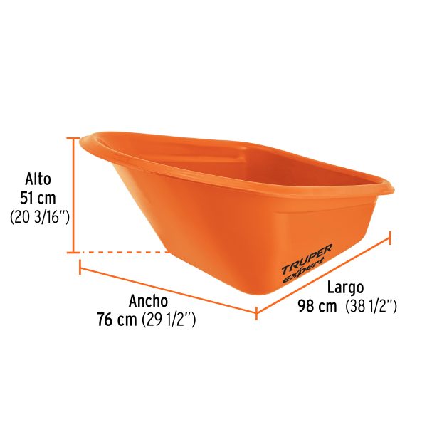 103361 - Concha plástica para carretilla TP-7X, Truper Expert