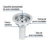 47452 - Contracanasta 3-1/2' inox, tubo inox, Foset