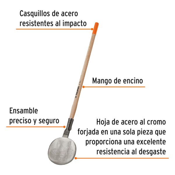 11367 - Coa agavera con mango de madera de 42', Truper