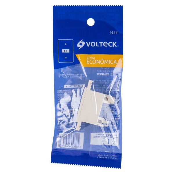 46441 - Contacto sencillo, sin tierra, línea Económica, Volteck