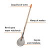10896 - Coa afilada de usos múltiples, mango de madera 43', Truper