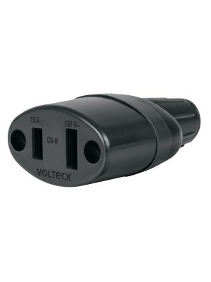 46123 - 2 Contactos de PVC, Volteck