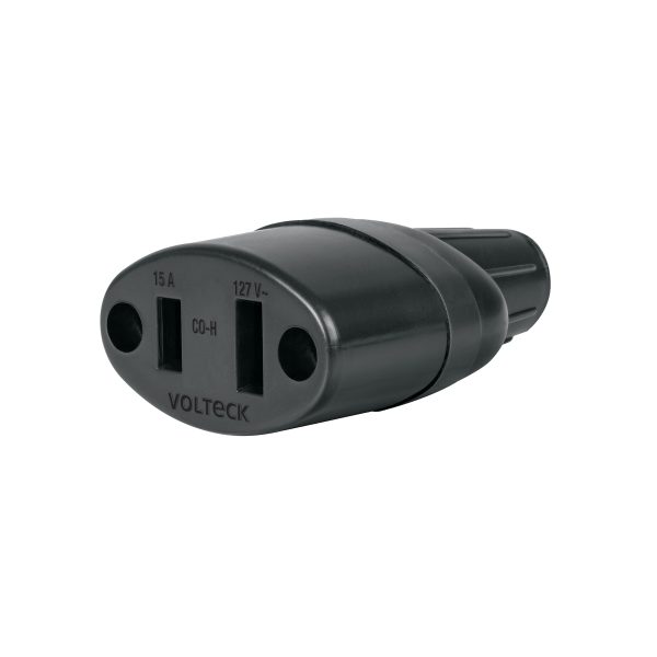 46123 - 2 Contactos de PVC, Volteck