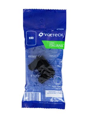 CO-INE1.jpg 47606 - Contacto sencillo, 2polos, sin tierra, línea Italiana,negro