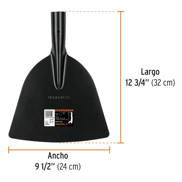 17035 - Coa pala, sin mango, Truper