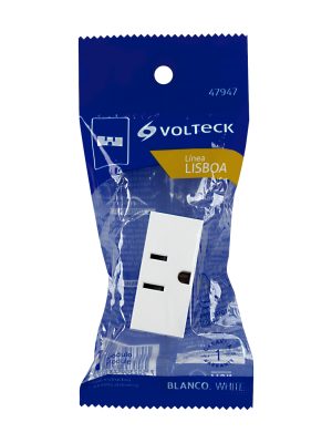 COA-LBE1.jpg 47947 - Contacto aterrizado blanco de 1 módulo, línea Lisboa