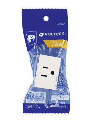 COA15-LBE1.jpg 47948 - Contacto aterrizado blanco de 1.5 módulos, línea Lisboa