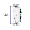 47728 - Interruptor de palanca con contacto, Standard, blanco