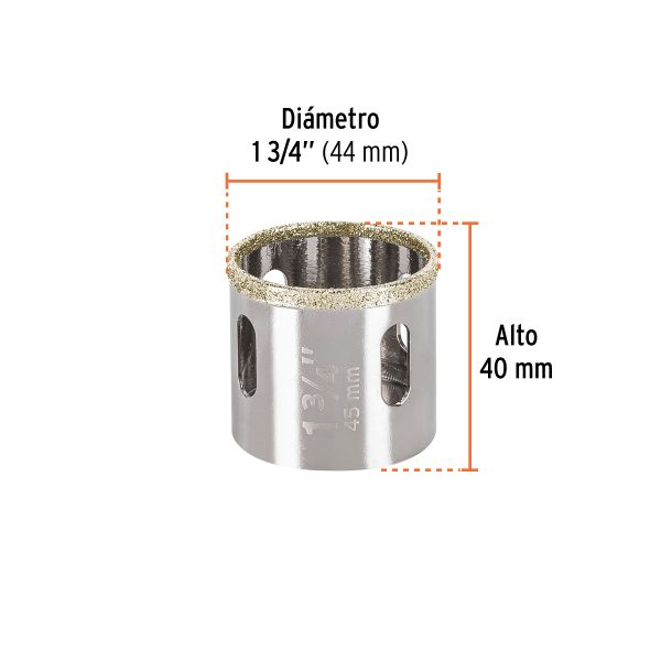 17131 - Brocasierra diamante 1-3/4' borde continuo, Truper