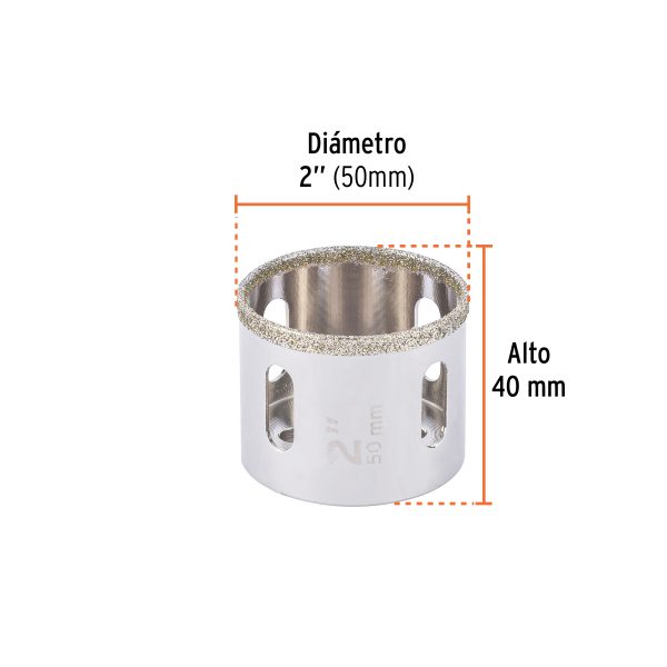 17132 - Brocasierra diamante 2' borde continuo, Truper