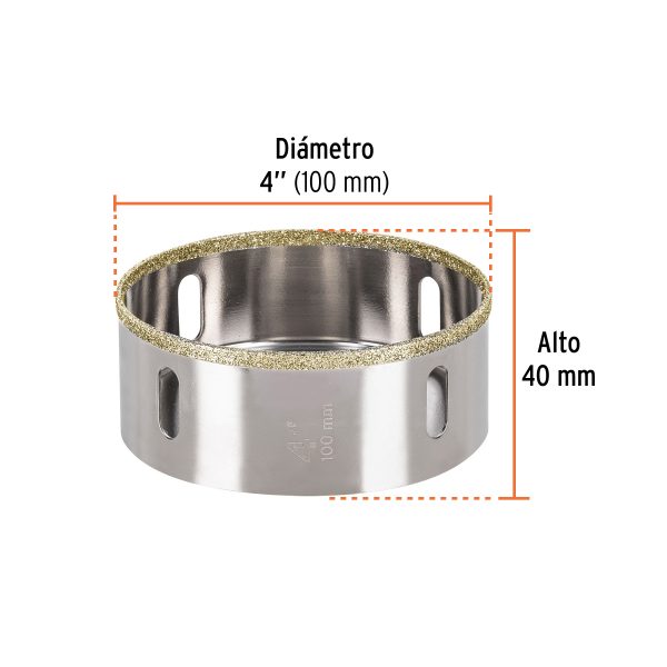 17139 - Brocasierra diamante 4' borde continuo, Truper