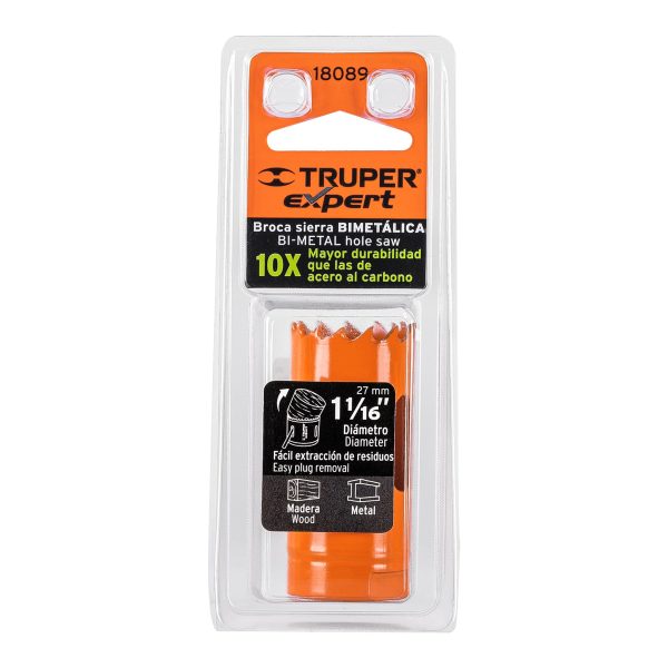 COBI-1-1-16E1.jpg 18089 - Brocasierra bimetálica 1-1/16', Truper Expert