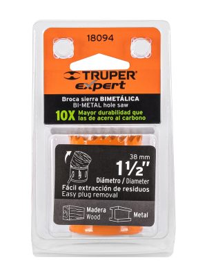 18094 - Brocasierra bimetálica 1-1/2', Truper Expert