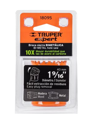 18095 - Brocasierra bimetálica 1-9/16', Truper Expert