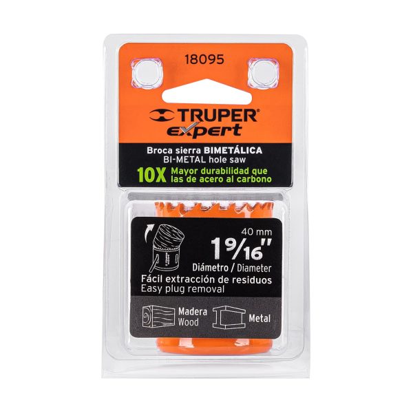 18095 - Brocasierra bimetálica 1-9/16', Truper Expert