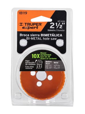18119 - Brocasierra bimetálica 2-1/2', Truper Expert