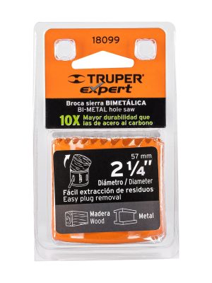 18099 - Brocasierra bimetálica 2-1/4', Truper Expert