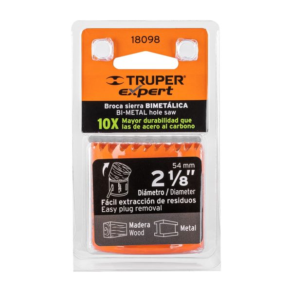 18098 - Brocasierra bimetálica 2-1/8', Truper Expert