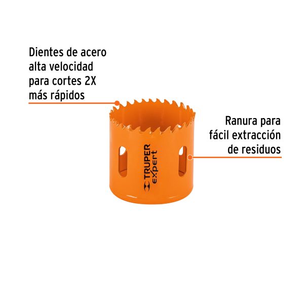18098 - Brocasierra bimetálica 2-1/8', Truper Expert