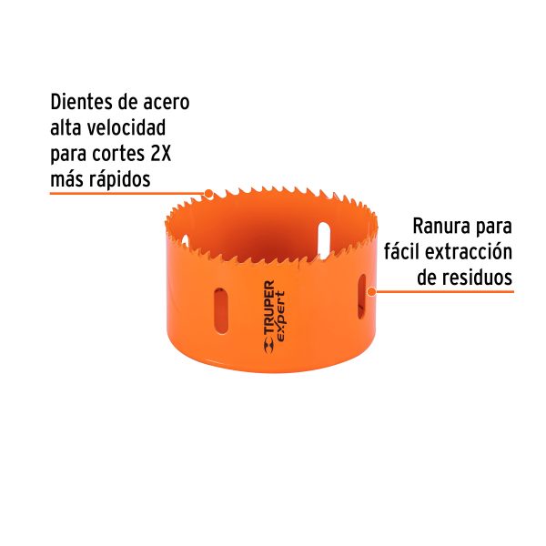14717 - Brocasierra bimetálica 3-1/2', Truper Expert