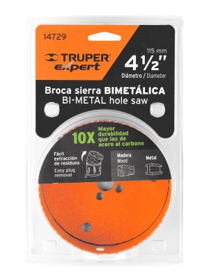 14729 - Brocasierra bimetálica 4-1/2', Truper Expert
