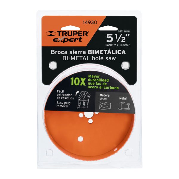 14930 - Brocasierra bimetálica 5-1/2', Truper Expert