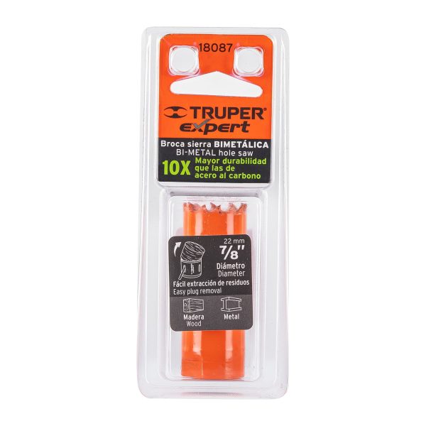 18087 - Brocasierra bimetálica 7/8', Truper Expert
