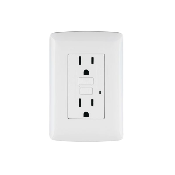 46142 - Contacto dúplex falla a tierra GFCI, blanco, línea Italiana