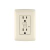 46145 - Contacto dúplex falla a tierra GFCI, marfil, línea Italiana