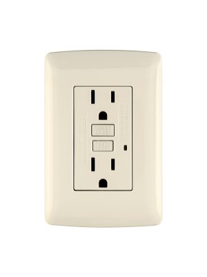 CODO-GFCII.jpg 46145 - Contacto dúplex falla a tierra GFCI, marfil, línea Italiana