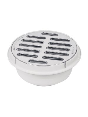 COL-51.jpg 49616 - Coladera de ABS con rejilla cromada 5', 1/4 de vuelta, Foset