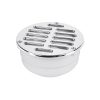 46023 - Coladera de ABS con rejilla cromada 5', con tornillos, Foset