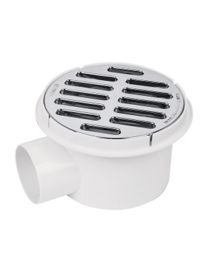 COL-61.jpg 49618 - Coladera de ABS salida lateral y rejilla 5', 1/4 de vuelta