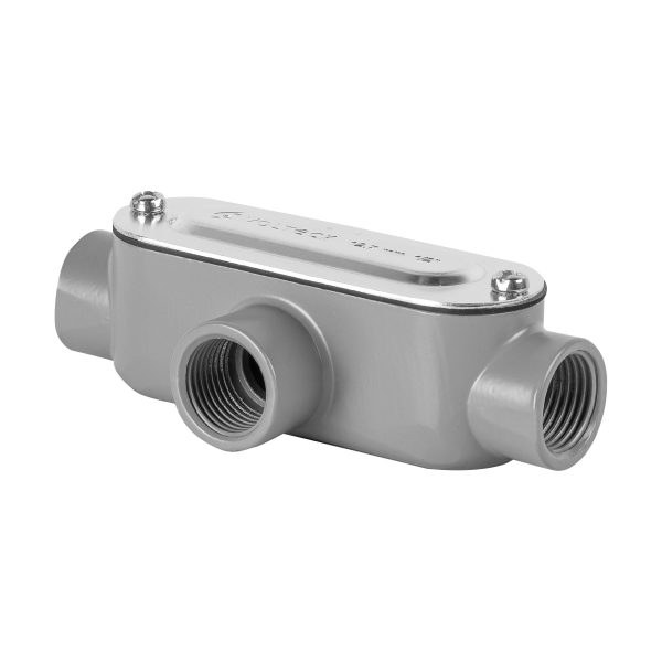 46979 - Condulet 1/2' conexión tipo T, Volteck