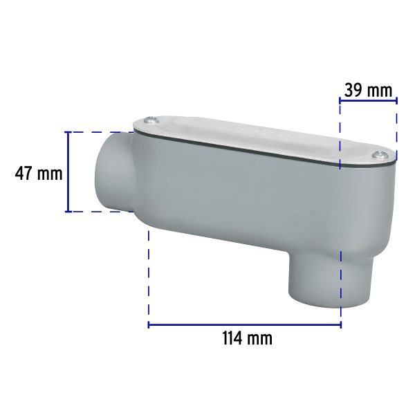 46972 - Condulet 1' conexión tipo LB, Volteck