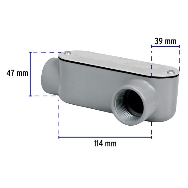 46978 - Condulet 1' conexión tipo LL, Volteck