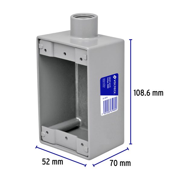 46986 - Condulet 3/4' conexión tipo FS, Volteck