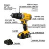 29020 - Combo rotomartillo/destornillador impacto, 20V, PRETUL