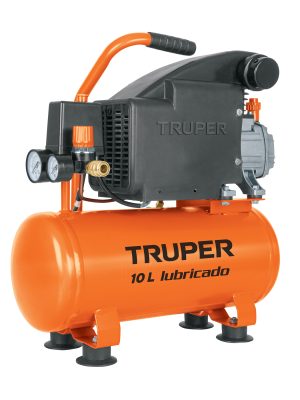 103030 - Compresor lubricado, 10L, 2 HP, horizontal, 127V, TRUPER
