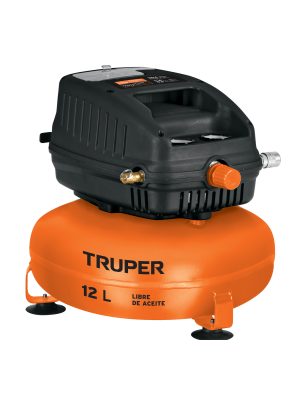 13824 - Compresor libre de aceite, 12L, 1HP, 127V, TRUPER